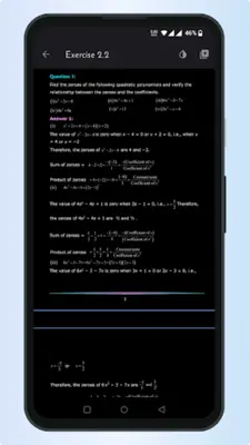 Class 10 Maths Solution android App screenshot 0