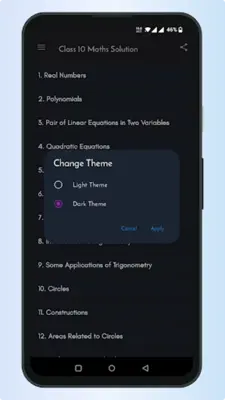 Class 10 Maths Solution android App screenshot 1