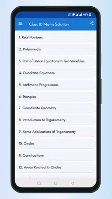 Class 10 Maths Solution android App screenshot 5